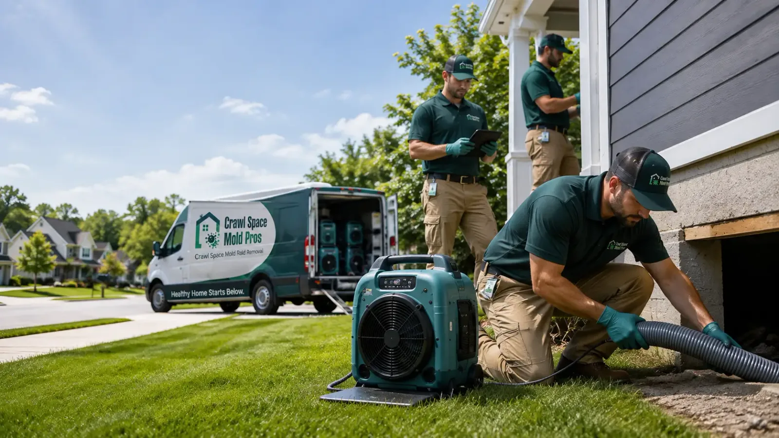 Crawl Space Mold Removal in North Liberty, IA